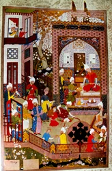 Xosrov ascolta la musica di Barbədin